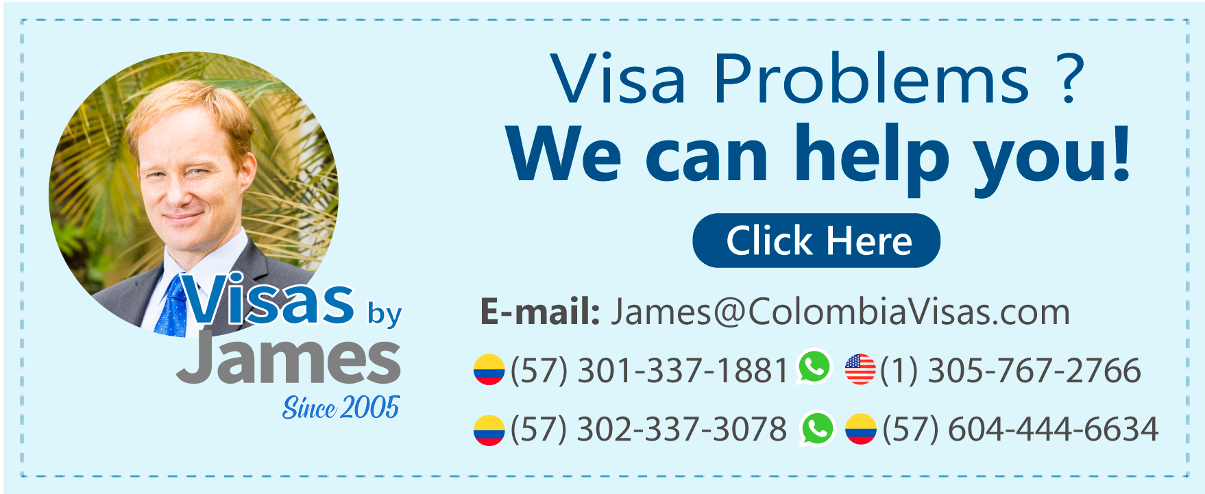 Visas by James Visa-Problems